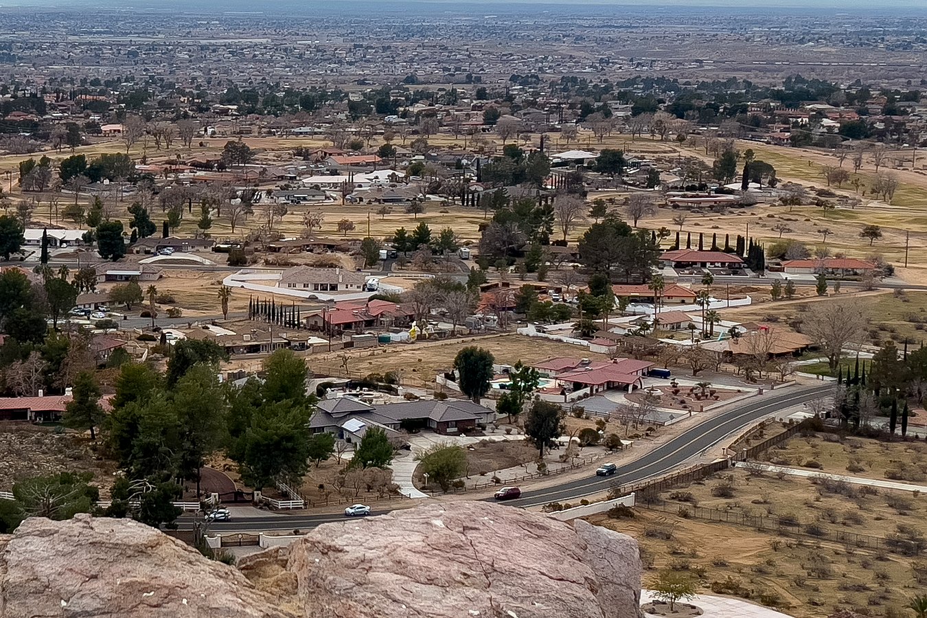 Single-story rental homes on large lots in Apple Valley, California